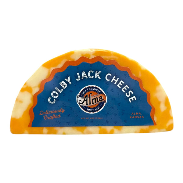 Half Moon Colby Jack Cheese - 8 oz. – Alma Creamery