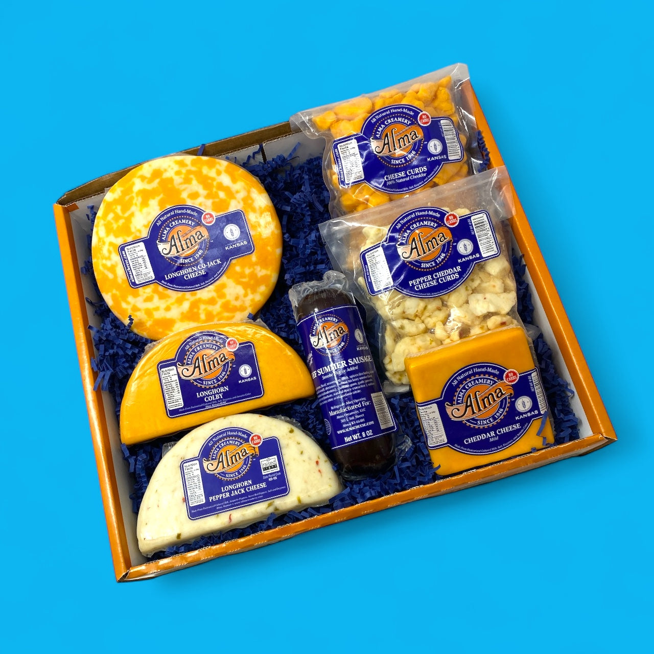 Cheese Sampler Box The Sampler - Cheese Gift Box – Alma Creamery