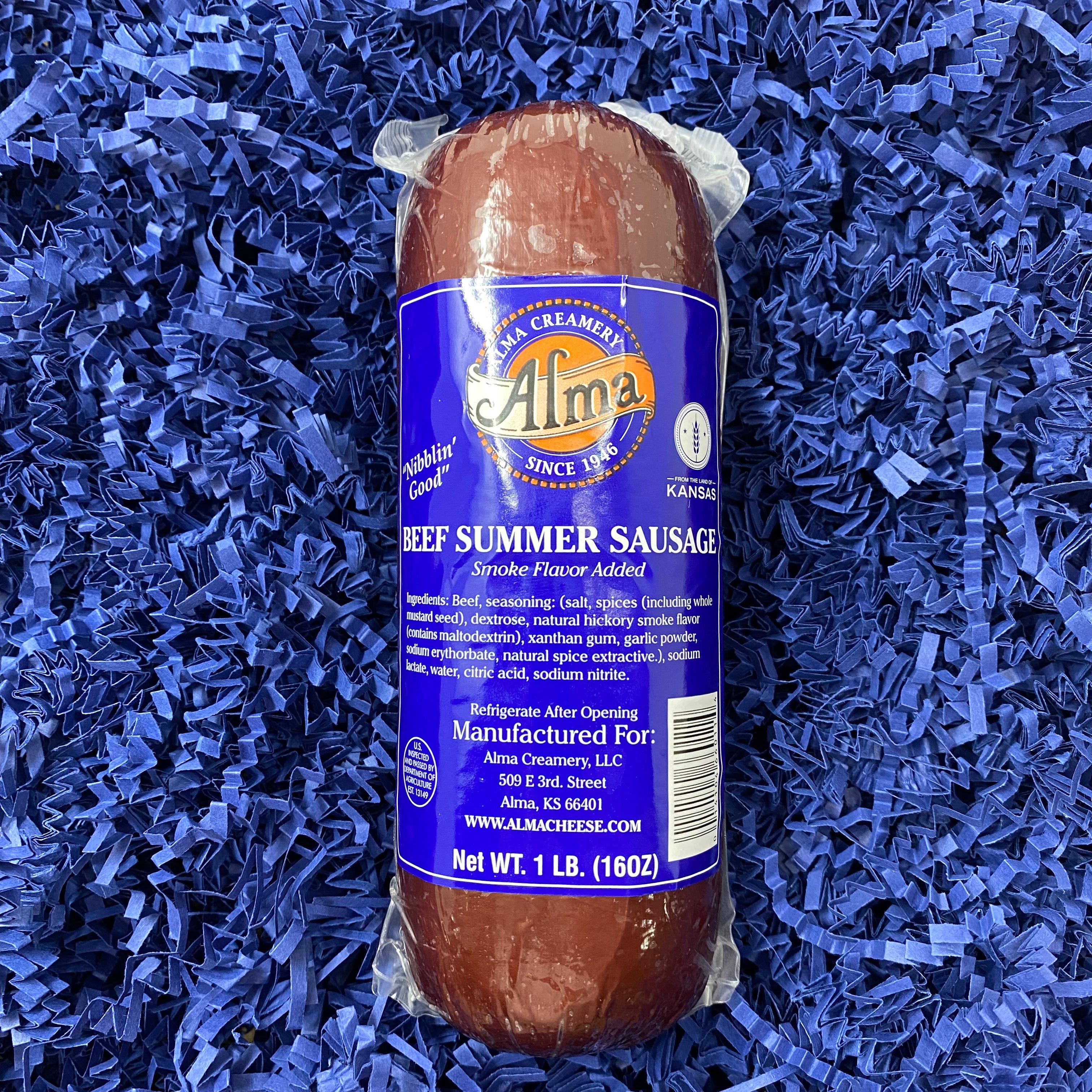 Beef Summer Sausage - Alma Creamery
